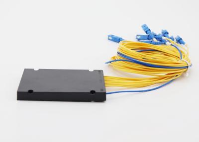 China Box Type Optical Fiber Splitter Lower Insertion Loss 1 x 8 Easily Installed for sale