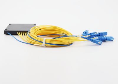 China 1 / 2 Ratio Plc Splitter Module Exceptional Reliability With SC UPC Connector for sale