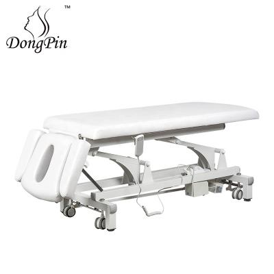 China 2 Section Massage Table Bed Modern Treatment Table Physical Therapy Traction Bed for sale