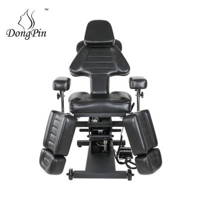 China Electric Adjustable Tattoo Client Chair 2 Motors Tattoo Chair,Body Art Tattoo Supplies Beauty Bed for sale