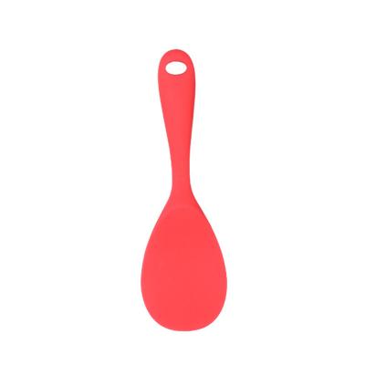 China Sustainable Kitchen Supplies Silicone Rice Spoon Cooking Tools for sale