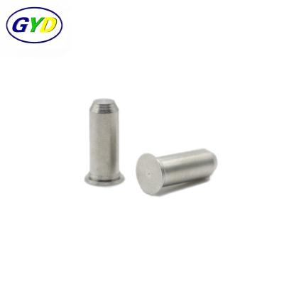 China Stainless Steel Recessed Self Driver Pin Flat Head Pivot Pin Self Snap Fasteners Manufacturing for sale