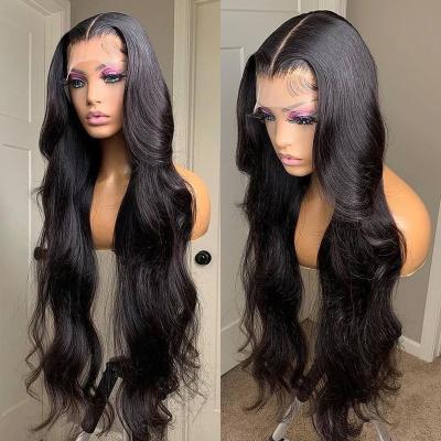 China Body Wave Body Wave With Closure Wig,Peruvian Transparent Water Wave Lace Frontal Wigs,Loose Deep Lace Front Wigs Hd Lace Wave Wig for sale