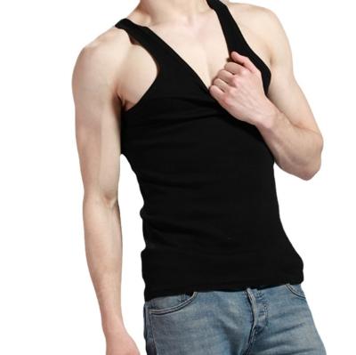 China Vestido de acondicionamiento físico transpirable para hombres sin mangas Tanque para ropa deportiva con impresión digital en venta