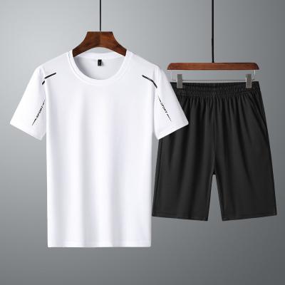 China 100% polyester mannen sets ademend snel droog jasje T-shirt voor de zomer Te koop