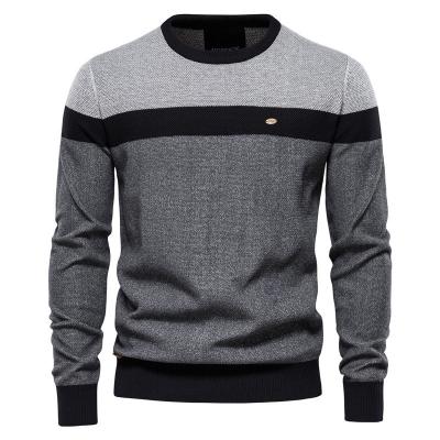 China Spring Classic Fall and Spring Men's Knitwear Fashion Crew-Neck Knit Sweater Pullover for sale