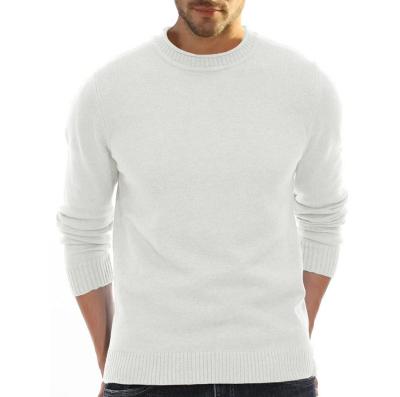 China Customized Men's Crew Neck Knitted Sweater Pullover for OEM ODM Manufacturing for sale