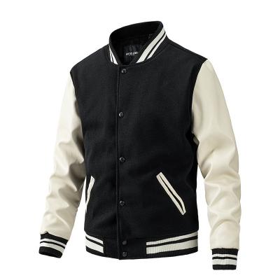 China Winter Stand-up Collar Quilted Jacket for Customized Sample Men's Baseball Jacket for sale