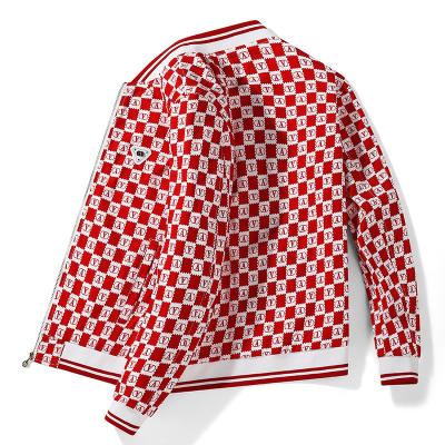 China Männische Jacke Slim Vintage Dekoration Druck Männische Jacke Fashion Casual Sport zu verkaufen