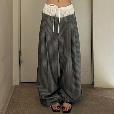 China Andere logo Double Waist Suit Pants For Women Sets vrouwenkleding Sweatpants broek Te koop