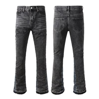 China Windproof Loose Fit Denim Pants for Men's Cargo Carpenter Trousers for sale