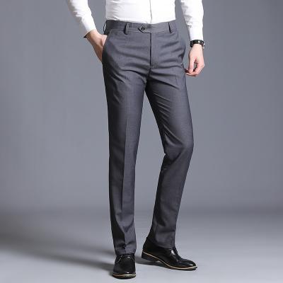 China Anti-Shrink Loose Straight Men's Leisure Trousers for Business and Formal Occasions for sale