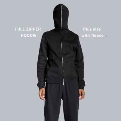 China Knitted Fabric Type Full Zipper Men's Streetwear Tracksuit XMAMLON Custom Jackets Hoodies for sale