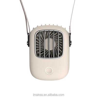 China Rechargeable Portable Mini Usb Fan 1800MAH Battery Capacity TYPE-C INTERFACE 3 Wind Settlement Neck Fan for sale