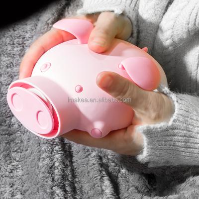 China Cute Mini Hot Water Hand Warmer Pocket Microwave Water Heater Pig Hand Warmer Outdoor Portable Bag Direct Heating for sale