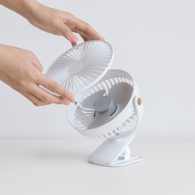 China Function Logo Fan New Usb Portable Custom Mini Fan Rechargeable Clip Clip Fan for sale