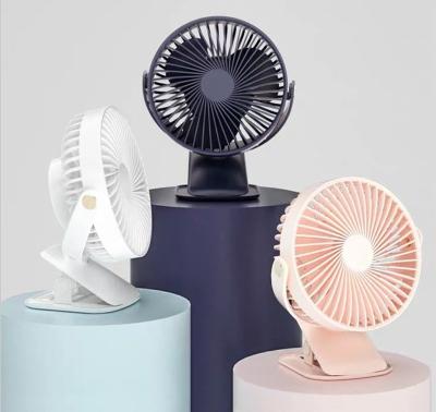 China Spray Mini Usb Rechargeable Rotate Desktop Fan 360 Degree Folding Mini Fan Clip Fan Portable Rotate Battery for sale