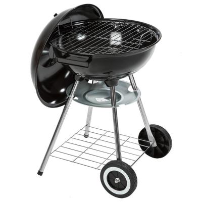 China Wholesale Camping Outdoor Smokeless Charcoal Barbecue Easily Assembled Portable Grill With Wheels for sale