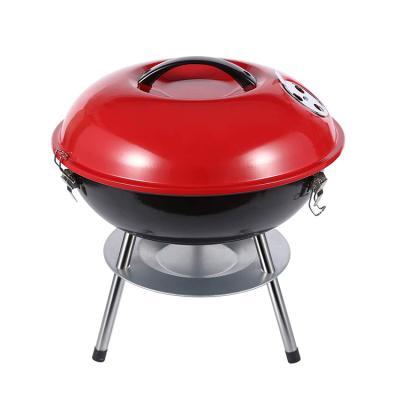 China Easily Assembled High Quality Round Charcoal Grill Kettle BBQ BBQ Outdoor Portable Grill for sale