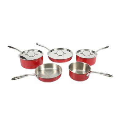 China Viable Kitchen Appliances Non Stick Kitchen Sets Pan Cookware Fry Pan Nonstick Set for sale