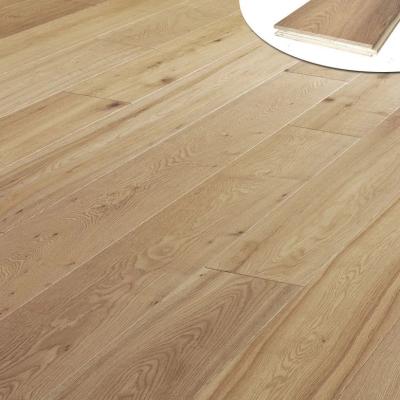 China 260 mm Super Wide Oak AB Grade Engineered Oak Hardwood Flooring for sale