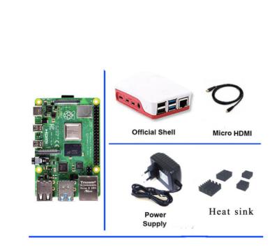 China 2019 Original Raspberry Pi Raspberry Pi 4 B Model 4B With 1.5GHz 2.4/5.0 GHz WIFI Cooling Power Supply Heatsink Case for sale