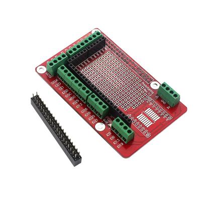 China Raspberry pi kit raspberry pi expansion board accessories prototype GPIO panel expansion plate for raspberry pi 4 B/3B+/3B model for sale