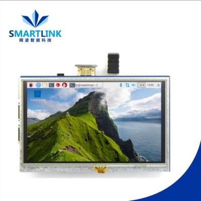 China Universal lcd module 5 inch resistive touch screen adapting to connect 800*480 resolution for raspberry pi PI4 for sale