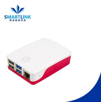 China Red+White Universal Official Raspberry Pi 4B Case ABS Enclosure Box Shell for sale