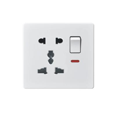 China K1 Wall Switch And Socket 1/2/3/4 White Strip K1 for sale