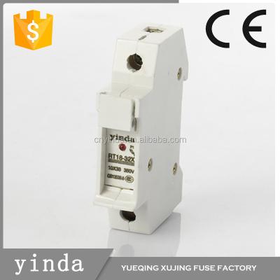 China RT18 1P silver copper or fuse link and fuse base, rt18 32 fuse holders for sale