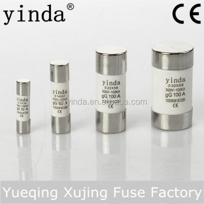 China Cylindrical Fuse Link Cap Grounds 10x38 AR for sale