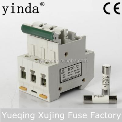 China LOW VOLTAGE HG30 Cylindrical Fuse Holder 32A for sale