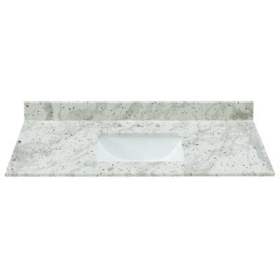 China Modern Yongfeng Kashmir Granite Countertops Rectangular White Granite Vanity Tops for sale