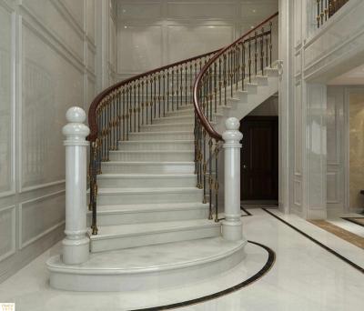 China Modern Yong Feng Stone Natural Marble Stairs And Steps Are Suitable For Living Room for sale