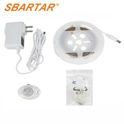 China DC12V Motion Sensor Motion Sensor Activated Bed Light LED Strip SMD2835 3000K Night Light For Living Room Bedroom for sale