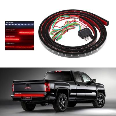 China Car DC12V LED Truck Tailgate Light Strip Lamp Turn Signal Light Solid Silicone Lighting IP68 for sale