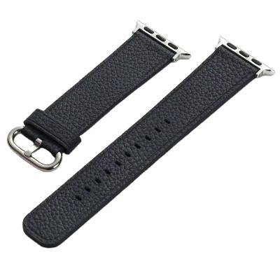 China Wholesale Custom High Quality Fashionable Retro Western Vegan Watch Strap Leather Watch Band Compatible with Smart Watch for sale