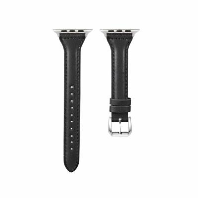 China 2022 Stable New Luxury Genuine Leather Watch Band For Women's Smart Watch Watch Strap for sale