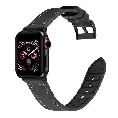 China Stable Fast Delivery Smart Genuine Leather Watch Bands For Apple Watch 42mm Leather Strap 38mm for sale