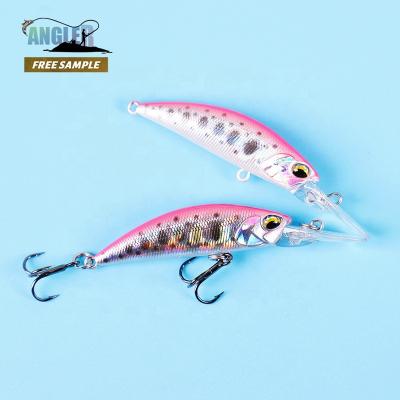 China ABS Plastic Angler Square Bill Minnow Long Lure Hard Plastic Fishing Diy Lure Hard Fishing Lure With Super Swim Action for sale