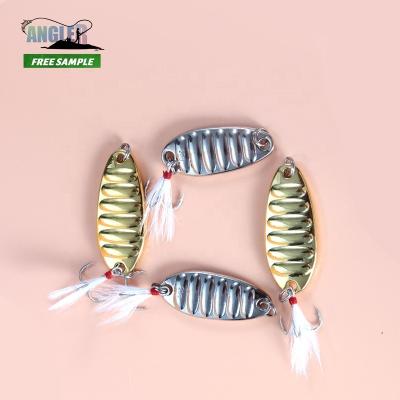 China Universal In All Lure Jig Wholesale Ice Waters Angler Spoon Metal Cheap Fishing Lures For Small And Medium Fish for sale