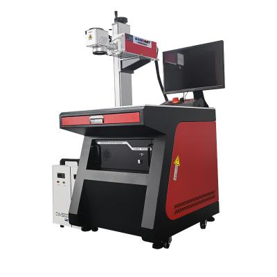 China Full-enclosed High Precision 3W Laser UV Glass Marking Machine Marking for sale