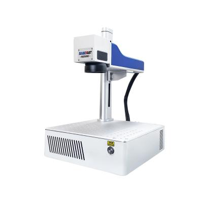 China Desktop Type Deep Hard Plastic Marking 20w/30w/50w Mini Fiber Laser Metal Marking Machine for sale