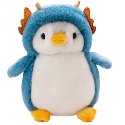 China Custom Made Eco-friendly Material Cute Penguin Doll Cross Dressing Toys Stuffed Baby Penguin Soft Plush Toy Animals for sale