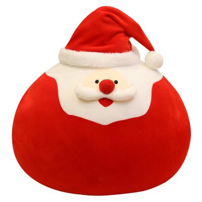 China Eco-Friendly Christmas Santa Claus Deer Snowman Plush Toys 8/12/16 Inch Soft Pillows for sale