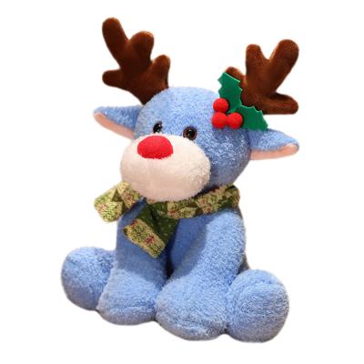 China Wholesale Eco - Friendly Christmas Decoration Reindeer Plush Soft Stuffed Deer Toys For Kids for sale