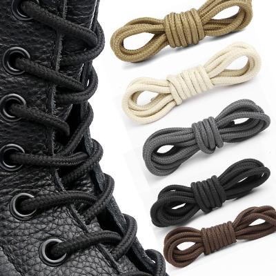 China 0.6-1.8m Length Width 0.6-1.8m Length Custom Made Short High Top Boots Round Sneakers Outdoor Casual Martin Laces Polyester Shoe Laces 4mm Polyester Laces for sale