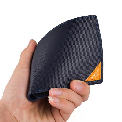 China Men's Custom Leather PU Leather Men's Wallet Youth Business Zipper Clip Casual Multi Fold Short Waterproof Double Coin Wallet for sale