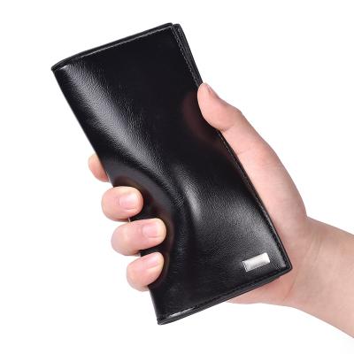 China Waterproof Men's Simple Thin Soft Purse Zipper Card Holder Commercial Coin Card Holder for sale